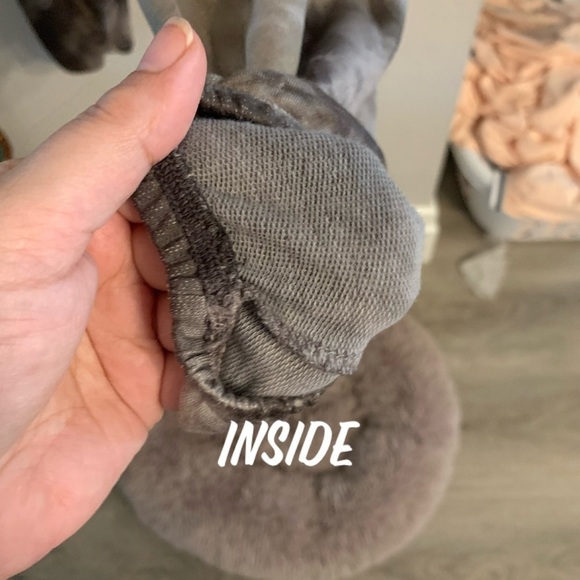 Charcoal/brown Baby French Terry Sweatpants - Picture 11 of 15